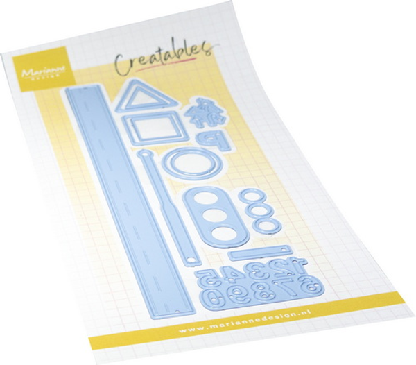 Creatables stencil Traffic