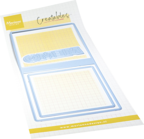 Creatables stencil Memo