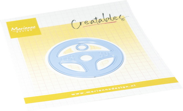 Creatables stencil Steering Wheel