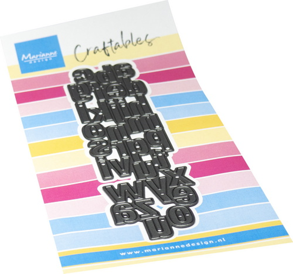Craftables stencil Alphabet (M)