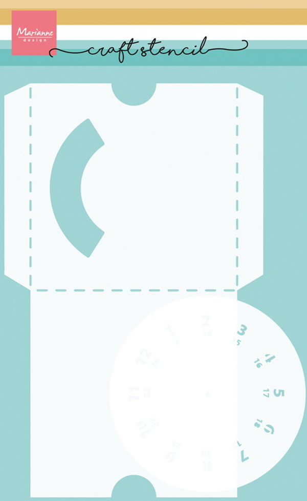 Craft stencil - Turning wheel