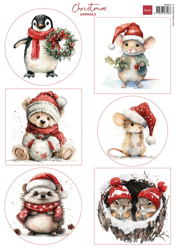 Knipvel Christmas Animals