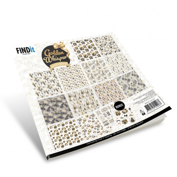 Paperpack - Berries Beauties - Golden Whisper 20 x 20 cm