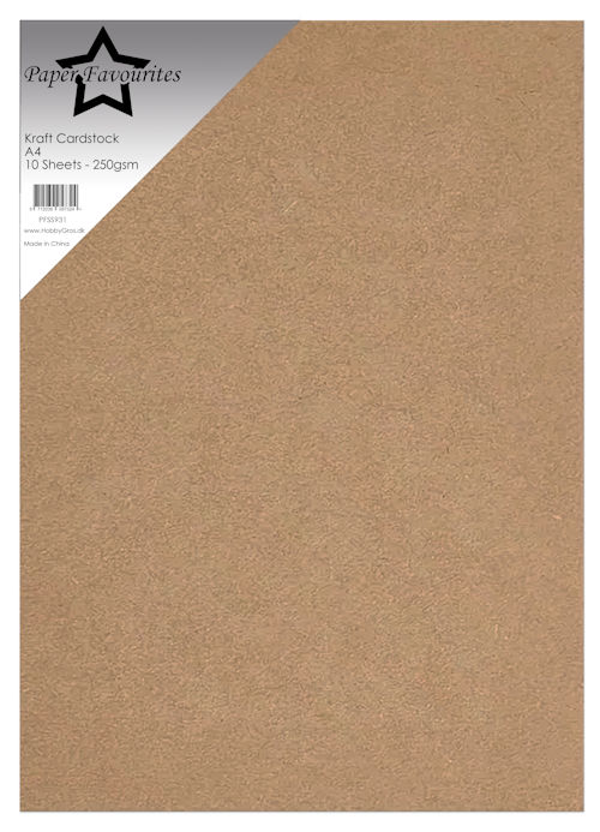 Kraftpapier A4 250 grs 10 vel
