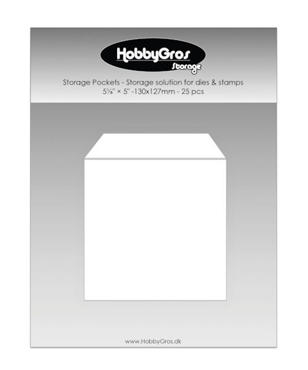 Storage Pockets 130x127 mm (25 pcs)