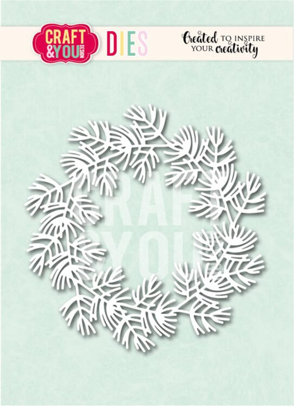 Craft & You Design - Dies - Pine Wreath Dies