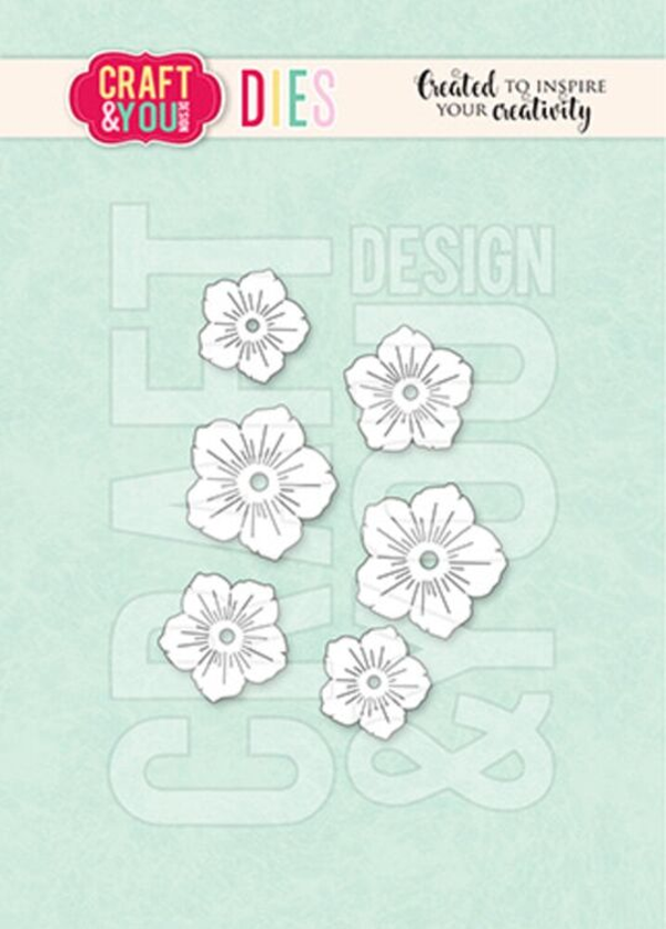 Craft & You Design Mini Flowers by Gosia Dies