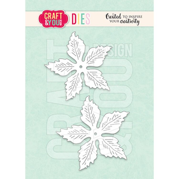 Craft & You Design Magda's Poinsettia Big Flower Dies