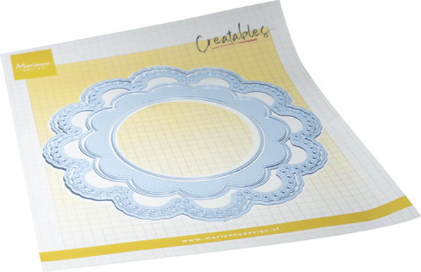 Creatables stencil Double Doily
