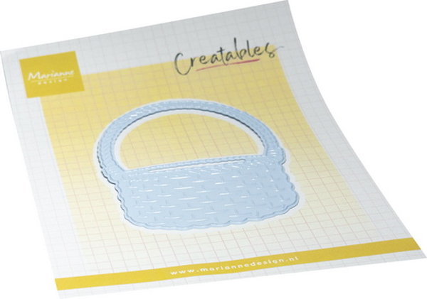 Creatables stencil Gift Basket