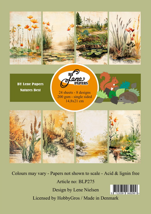 By Lene Paper Pad A5 Natures Best