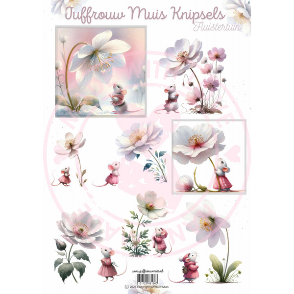 Juffrouw Muis Knipsel - Fluistertuin