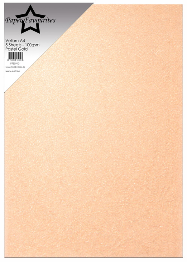 Paper Favourites Vellum Paper Pastel Gold