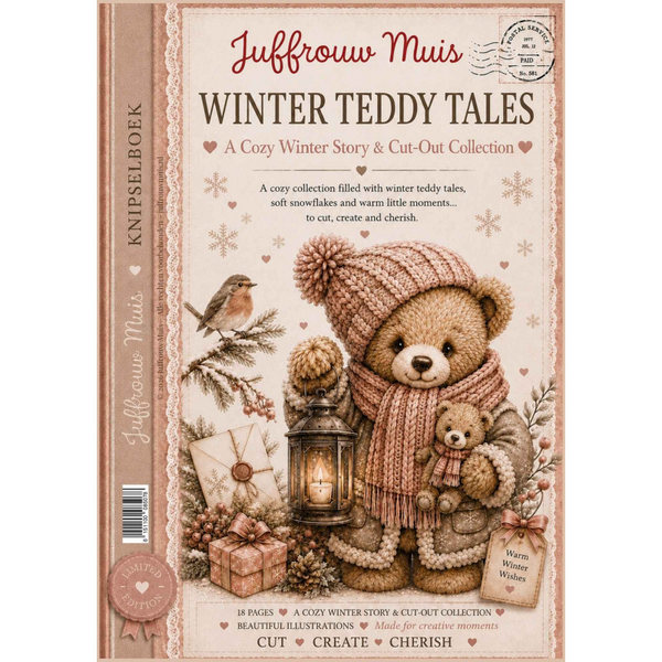 Juffrouw Muis - Winter Teddy Tales Knipselboek