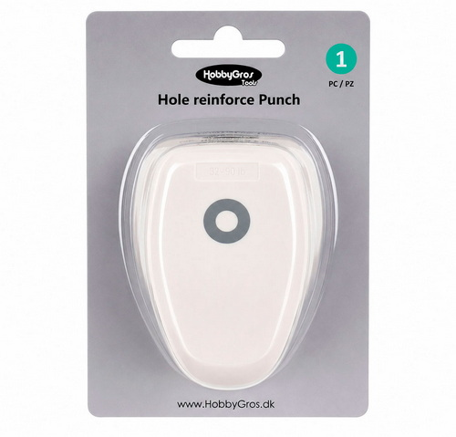Hole reinforcer punch