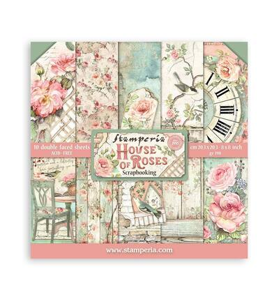 Stamperia Papierblok Klein – House of Roses