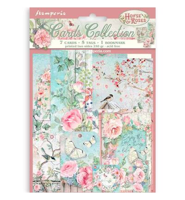 Stamperia Kaartencollectie – House of Roses