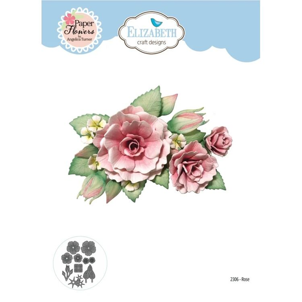 Elizabeth Craft Design - Bohemian Rose - Dies - Rose