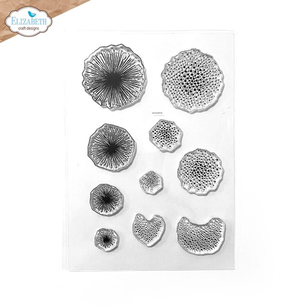 Elizabeth Craft Design - The Paper Flower Coll. - Clearstamp - Flower Centers