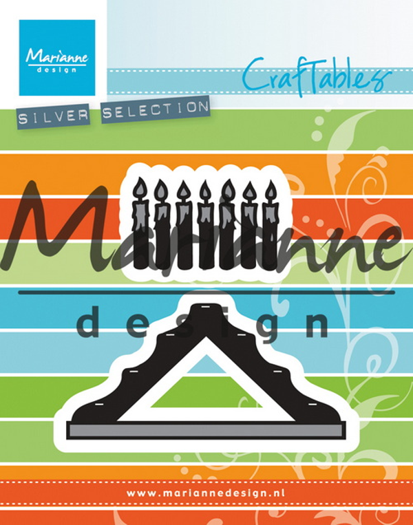 ACTIEMAL Craftables stencil Candle bridge