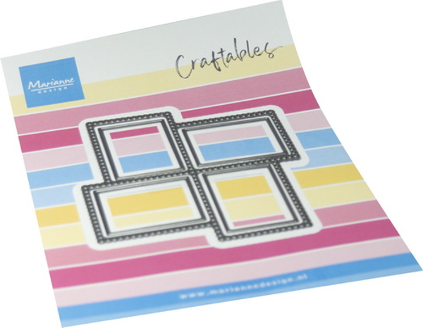 Craftables stencil Stamp layout - square