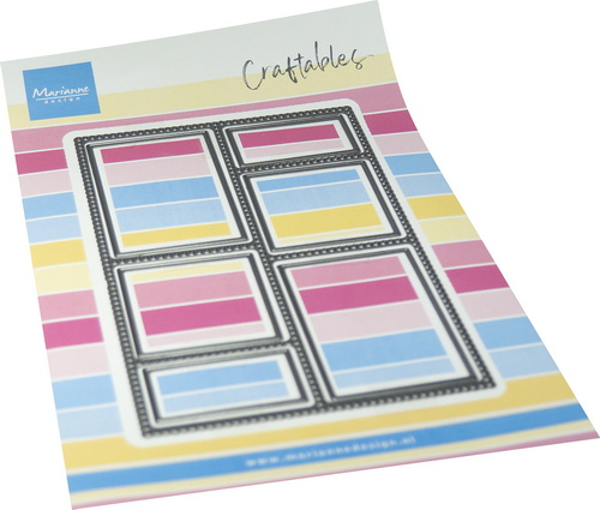 Craftables stencil Stamp layout - A6