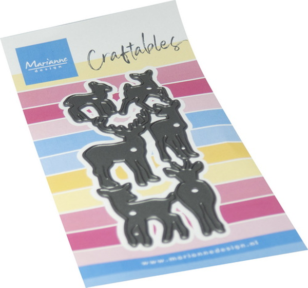 Craftables stencil Punch die XL - Deer