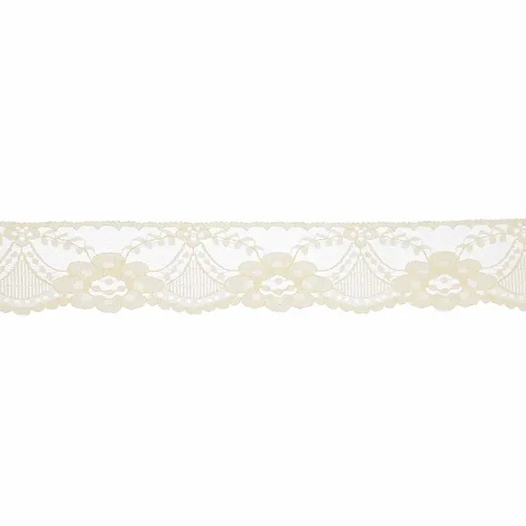 Nylon kant Beige