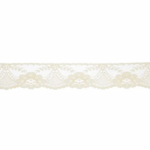 Nylon kant Beige