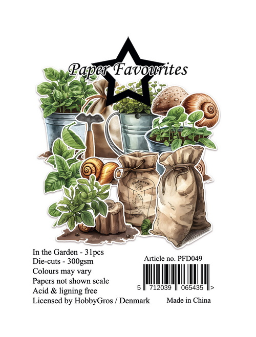 Paper Favourites Die-Cuts In the Garden (31 pcs)
