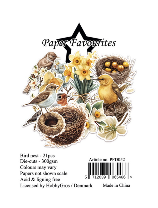 Paper Favourites Die-Cuts Bird Nest (21 pcs)