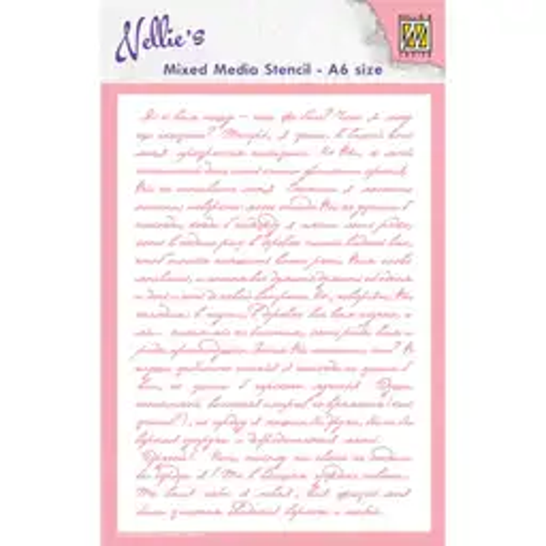 Nellie's Choice • Stencil A6 Size Writing