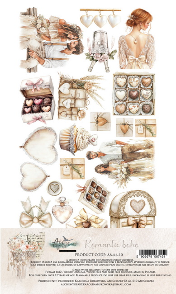 Alchemy of Art - 15x30 cm set - Romantic Boho 10