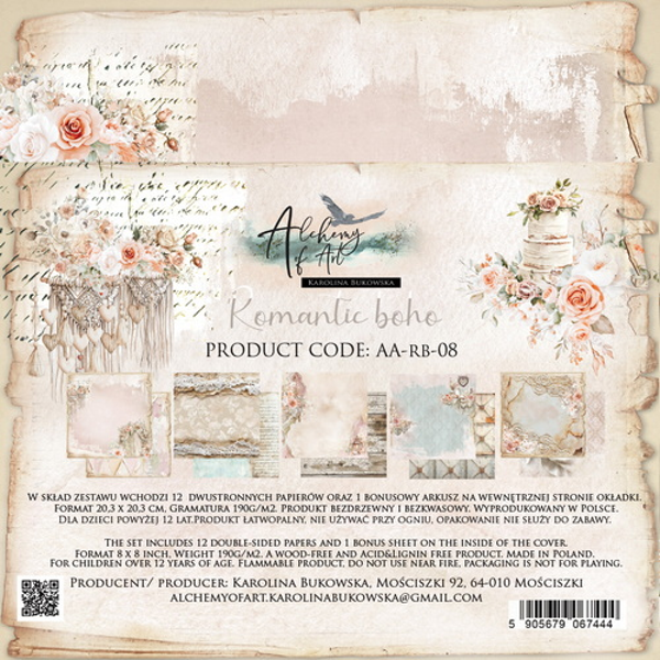 Alchemy of Art - 20x20 cm set - Romantic Boho 08