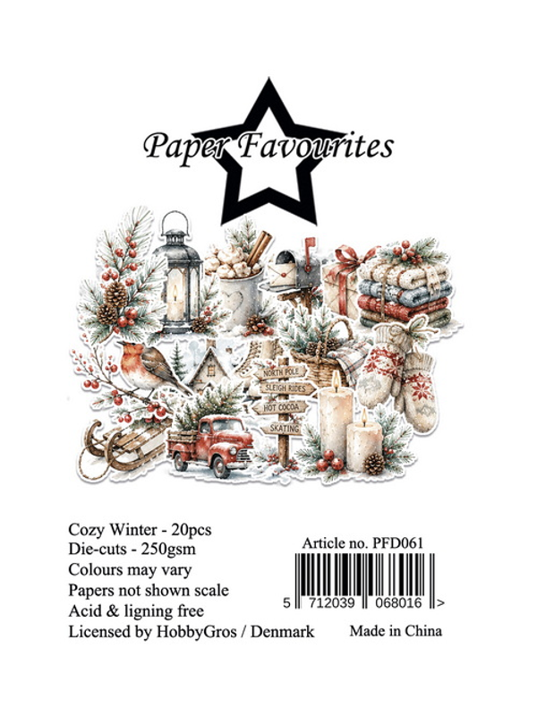 Paper Favourites Die-Cuts Cozy Winter (20 pcs)