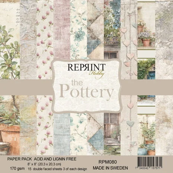 Reprint - The Pottery - 8x8 Inch Paper Pack