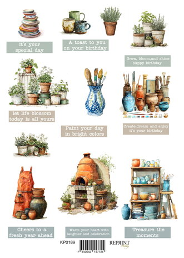 The Pottery A4 Cutouts