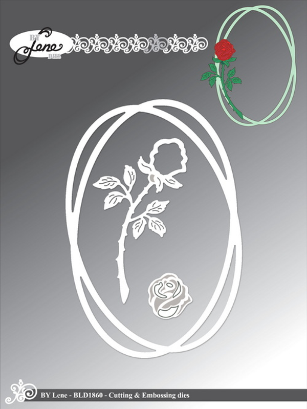 By Lene die Oval frame
