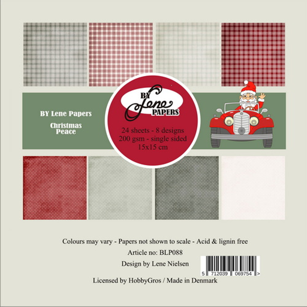 By Lene Papers 15x15 cm Christmas Peace