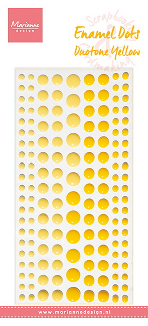 Enamel dots Duotone Yellow