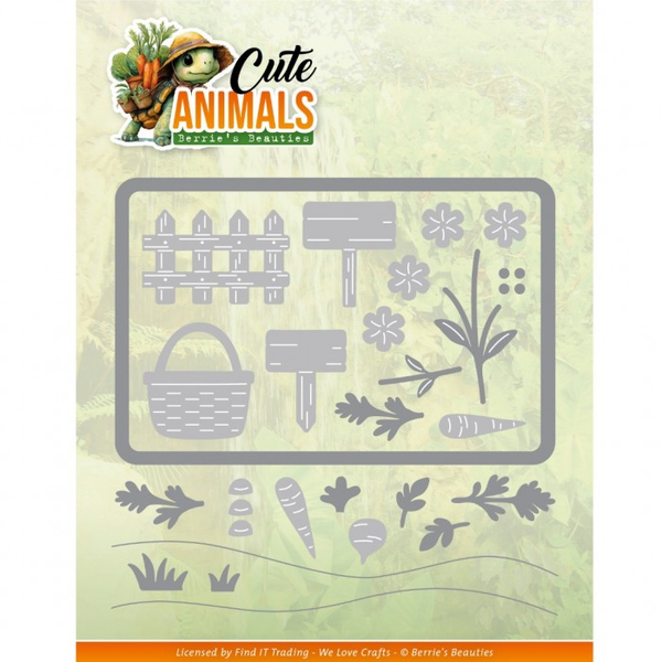 Berries Beauties - Cute Animals - Garden Scene