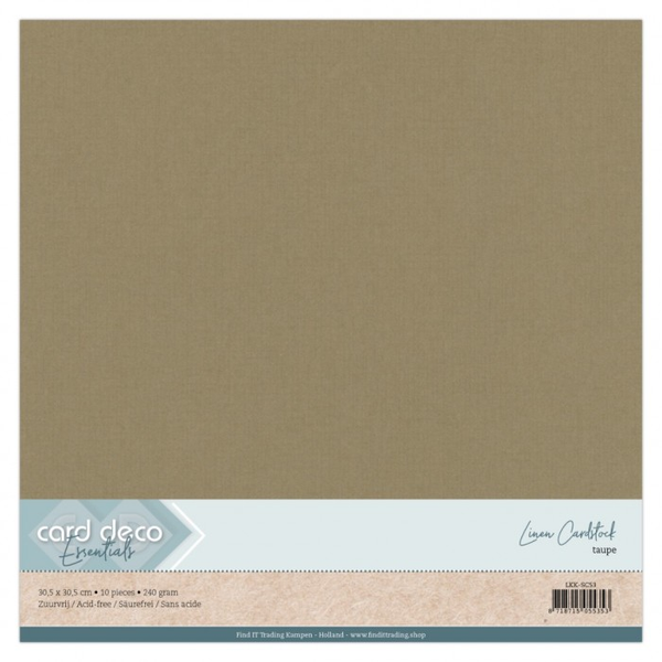 Linen Cardstock - SC - Taupe