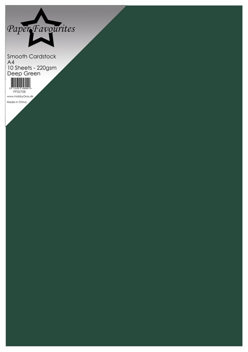 Paper Favourites Smooth Cardstock - Deep Green