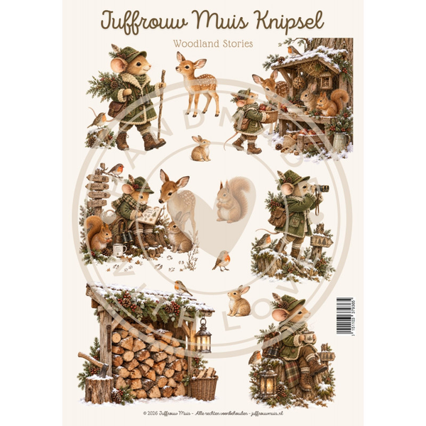 Juffrouw Muis Knipsel - Woodland Stories