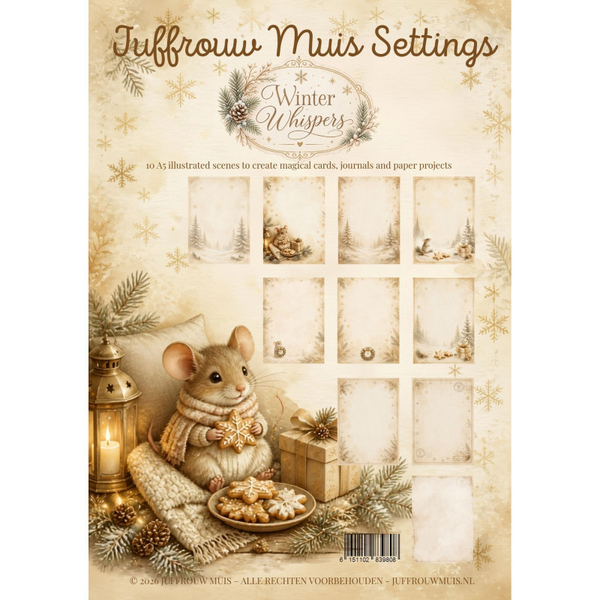 Juffrouw Muis Setting - Winter Whispers