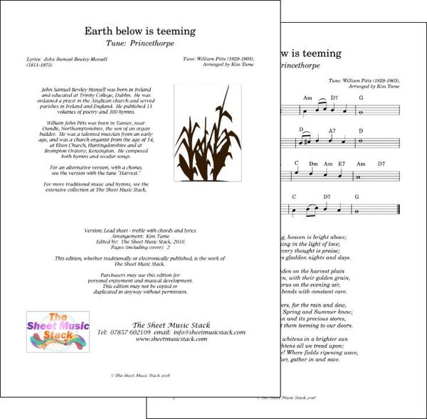 Earth below is teeming- Princethorpe