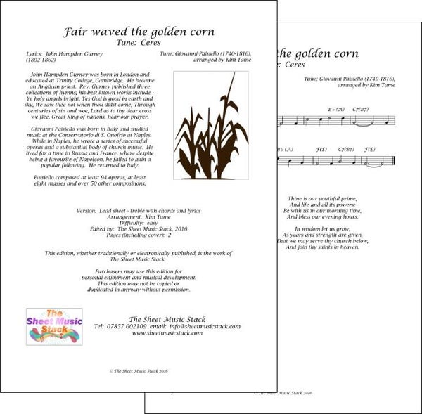 Fair waved the golden corn - Ceres