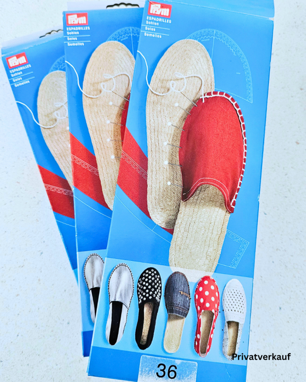 Espadrilles Sohlen - verschiedene Grössen