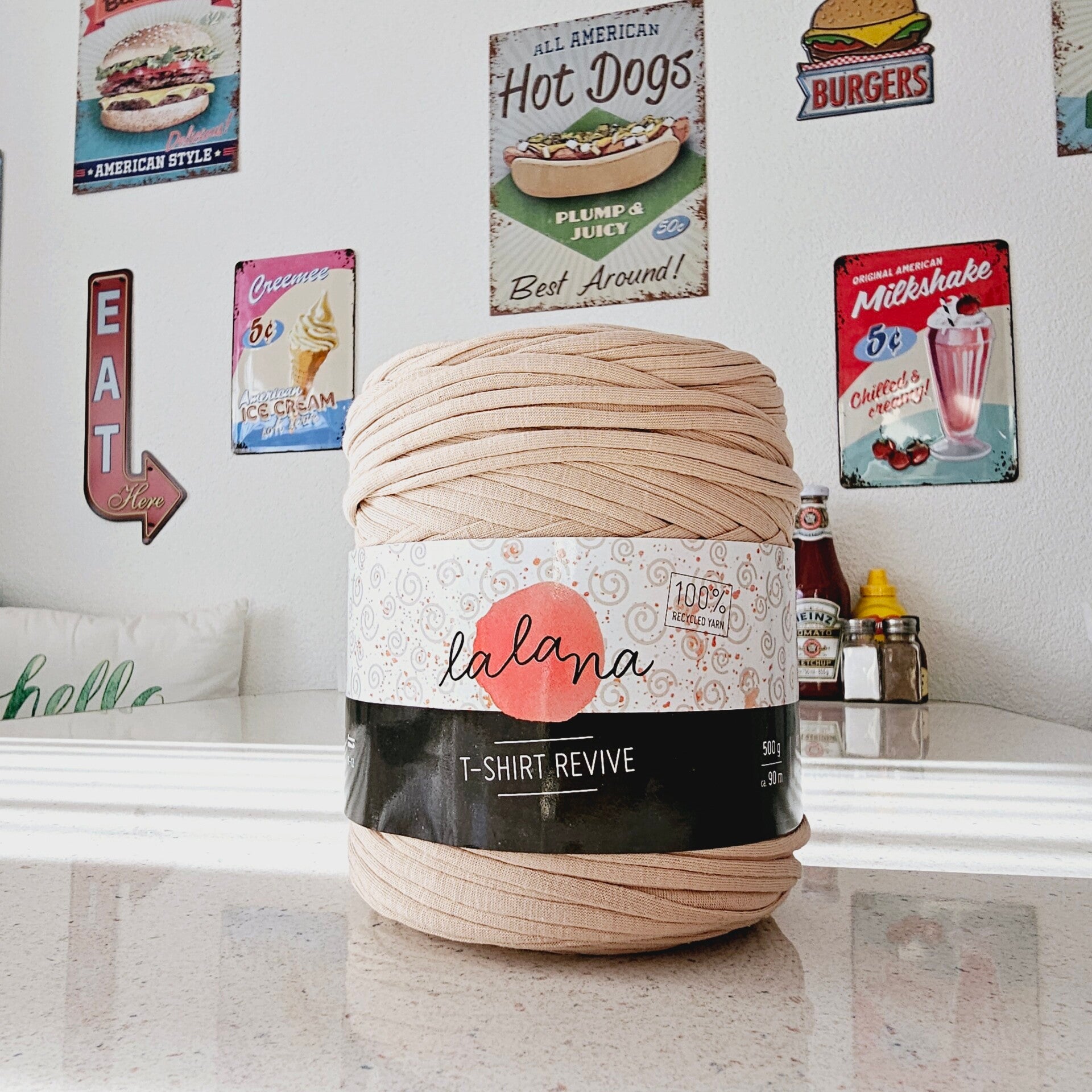 Lalana Textilgarn uni