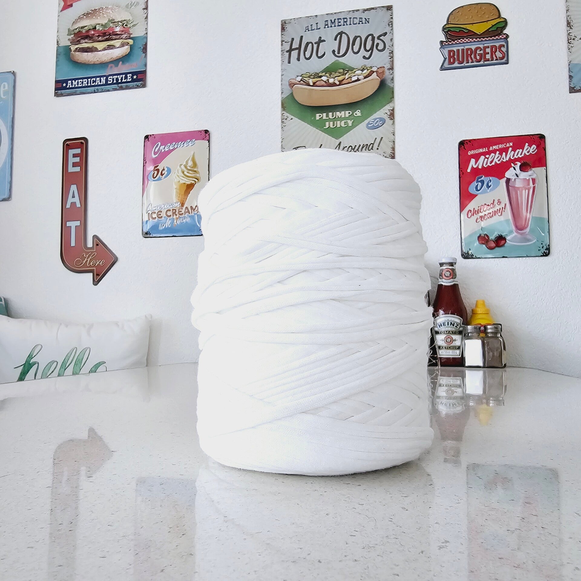 Hoooked Textilgarn uni